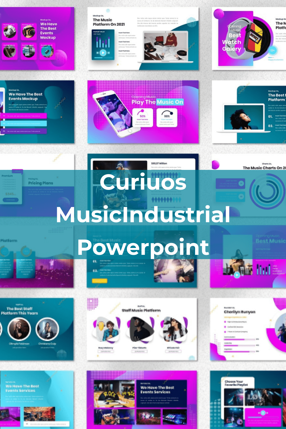 Curiuos - Music Industrial Powerpoint Pinterest.