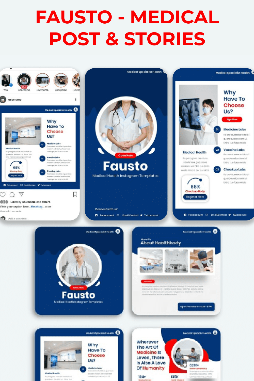 Fausto - Medical Post & Stories Pinterest.