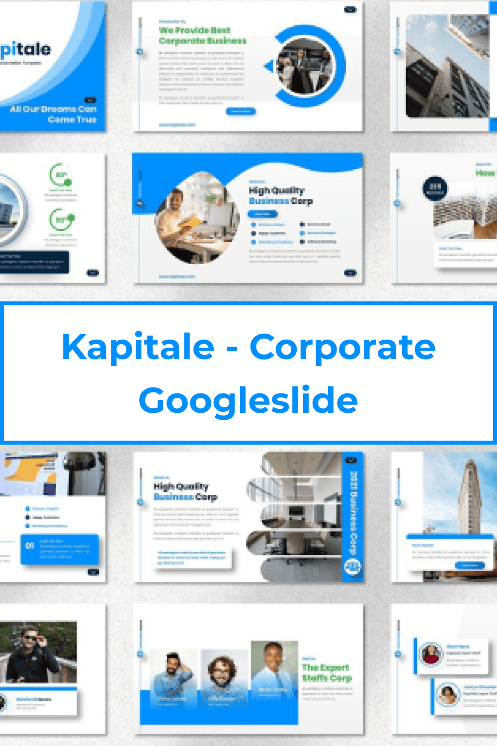 Kapitale - Corporate Googleslide Pinterest.