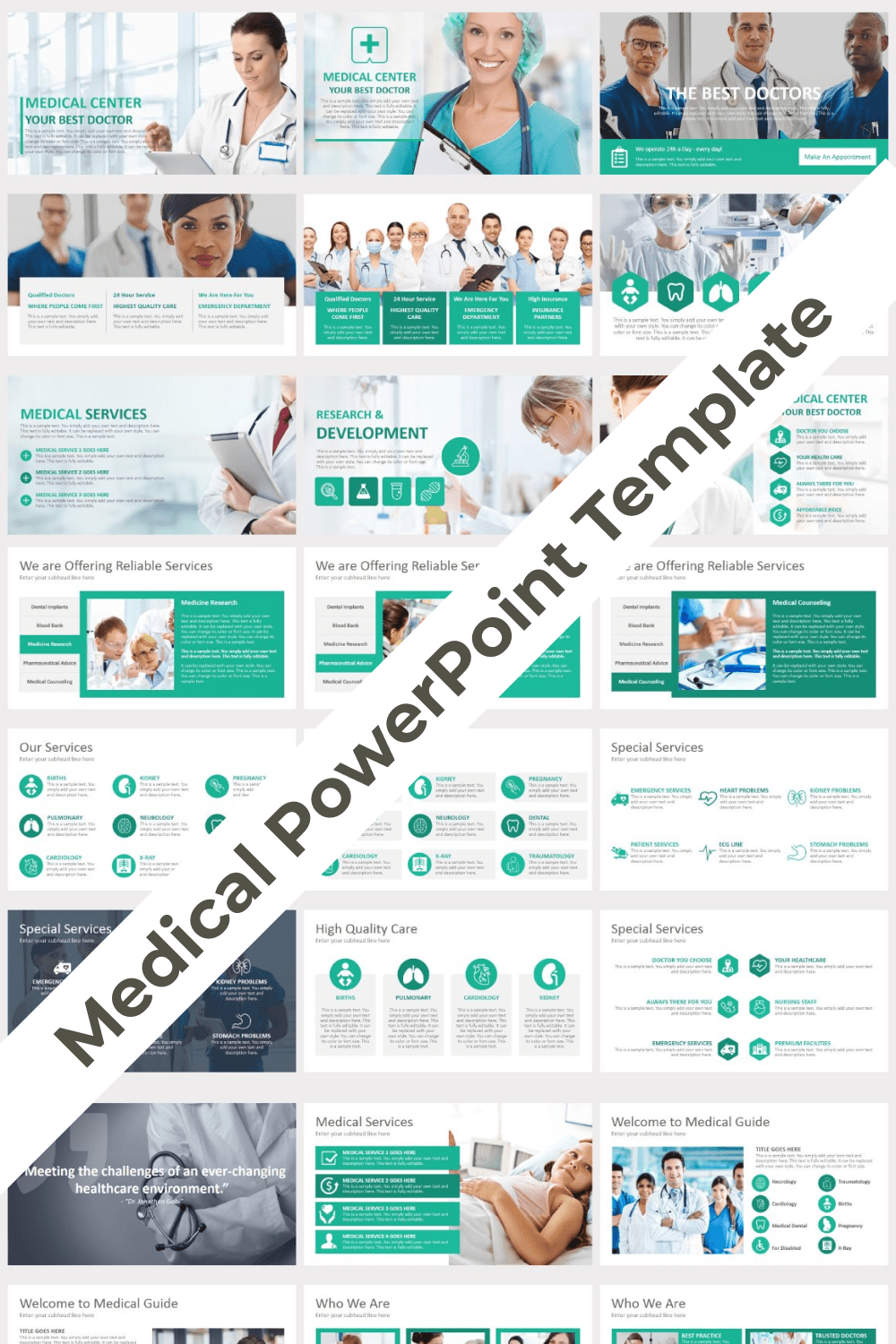 Medical PowerPoint Template Pinterest.