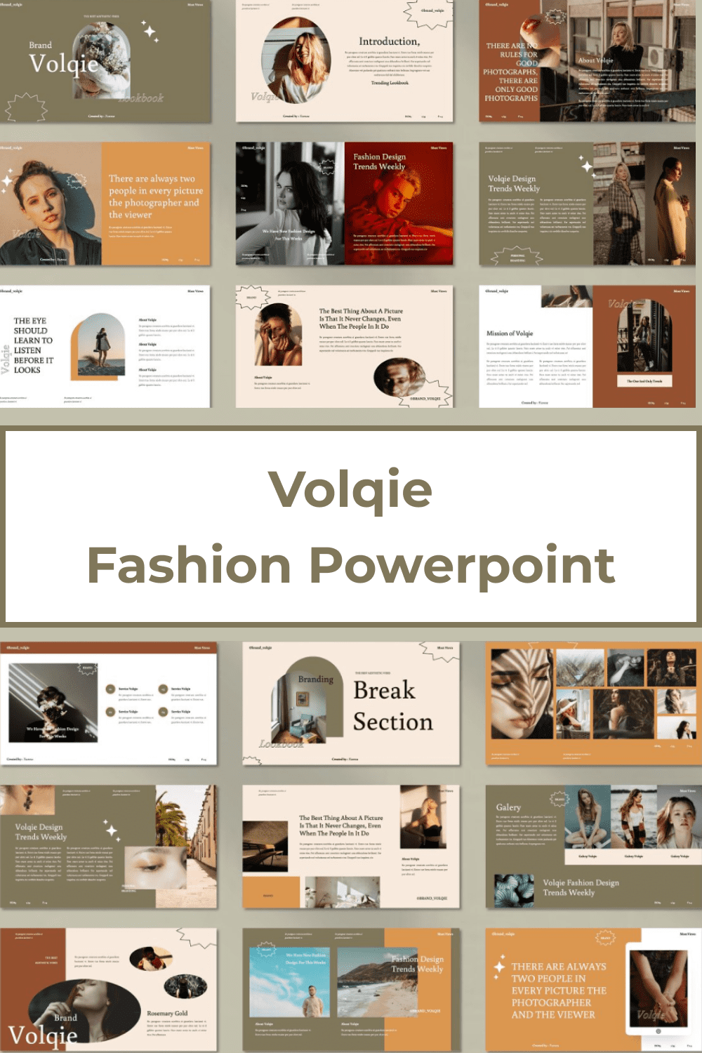 Volqie - Fashion Powerpoint Pinterest.