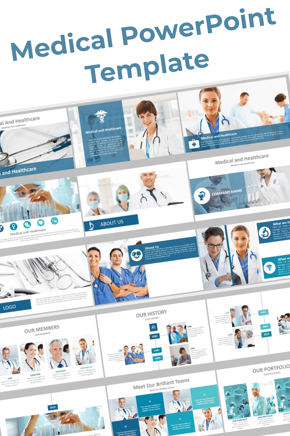 Medical PowerPoint Template Pinterest.