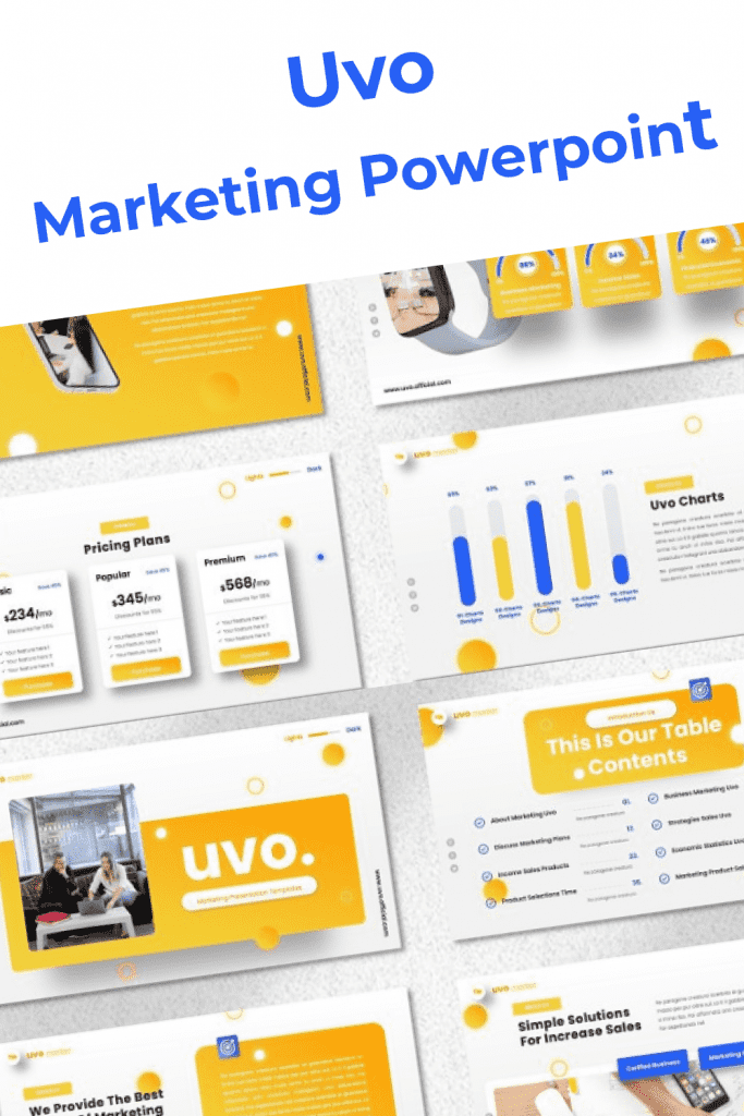 Uvo - Marketing Powerpoint Template – MasterBundles