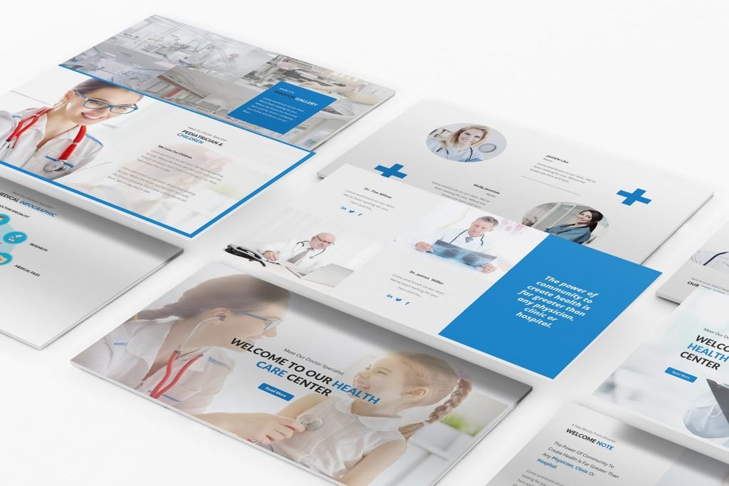 Medical and Health Care Powerpoint Template – MasterBundles