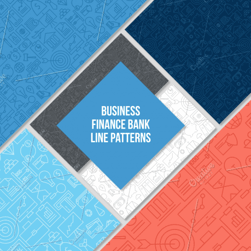Business Finance Bank Line Patterns main cover.