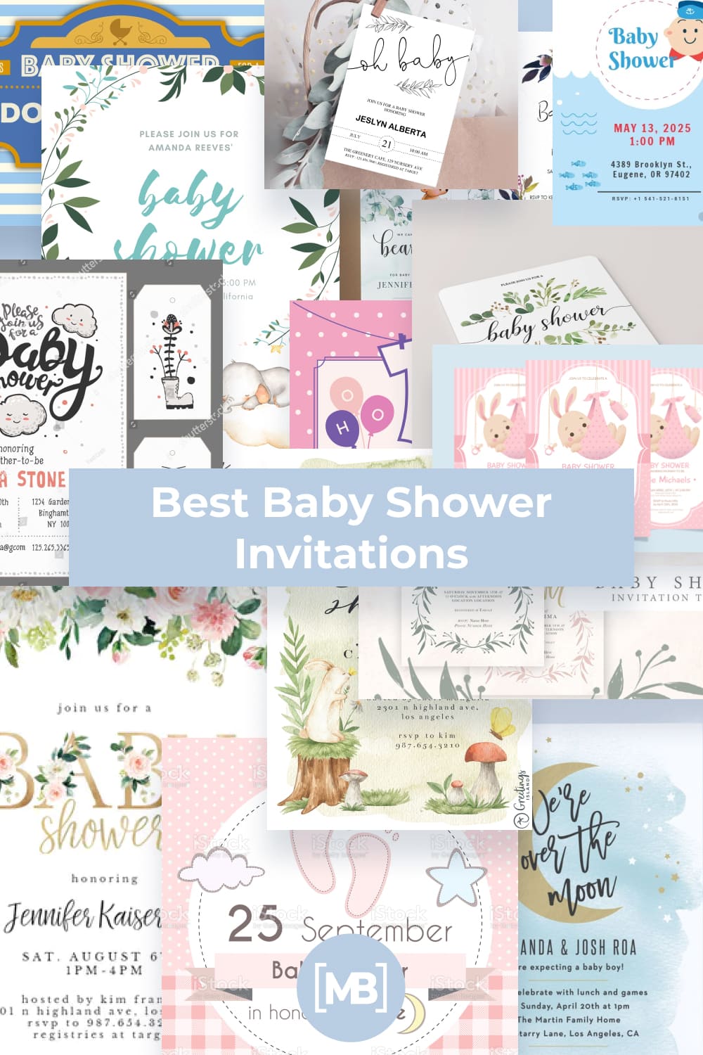 Baby shower invitations Pinterest.