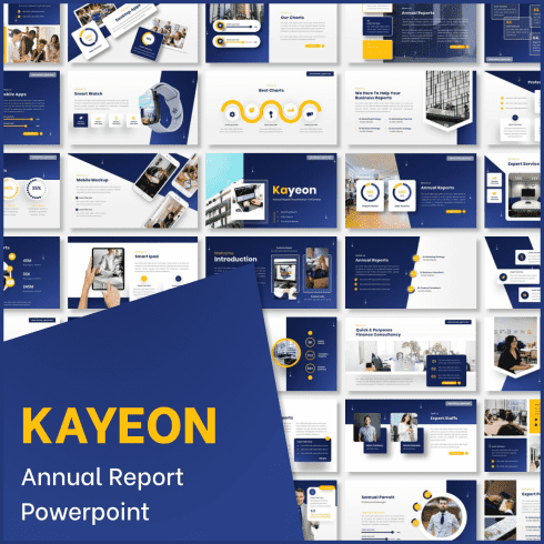 Kayeon - Annual Report Powerpoint main cover.