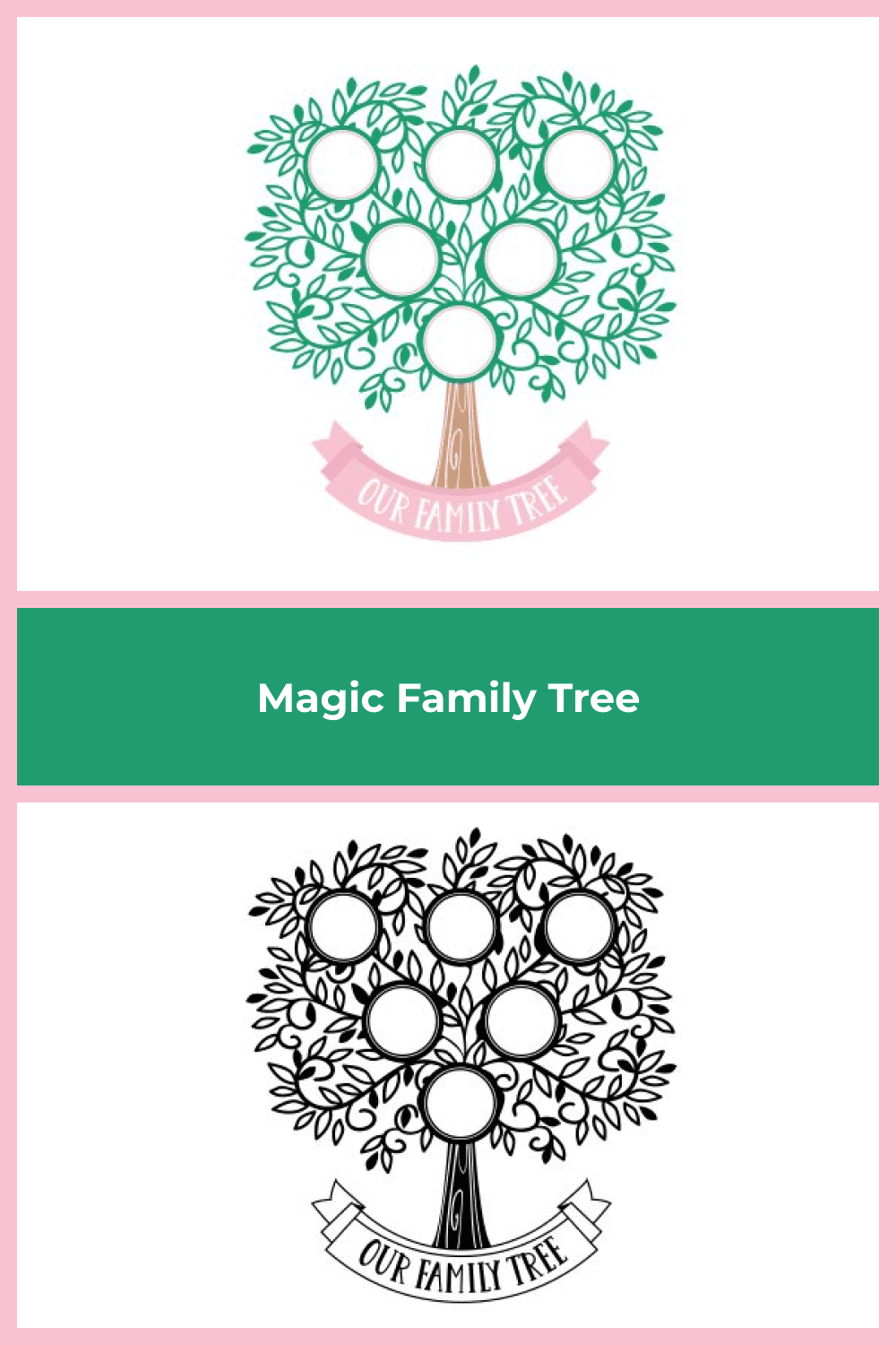 A laconic tree for a small family.