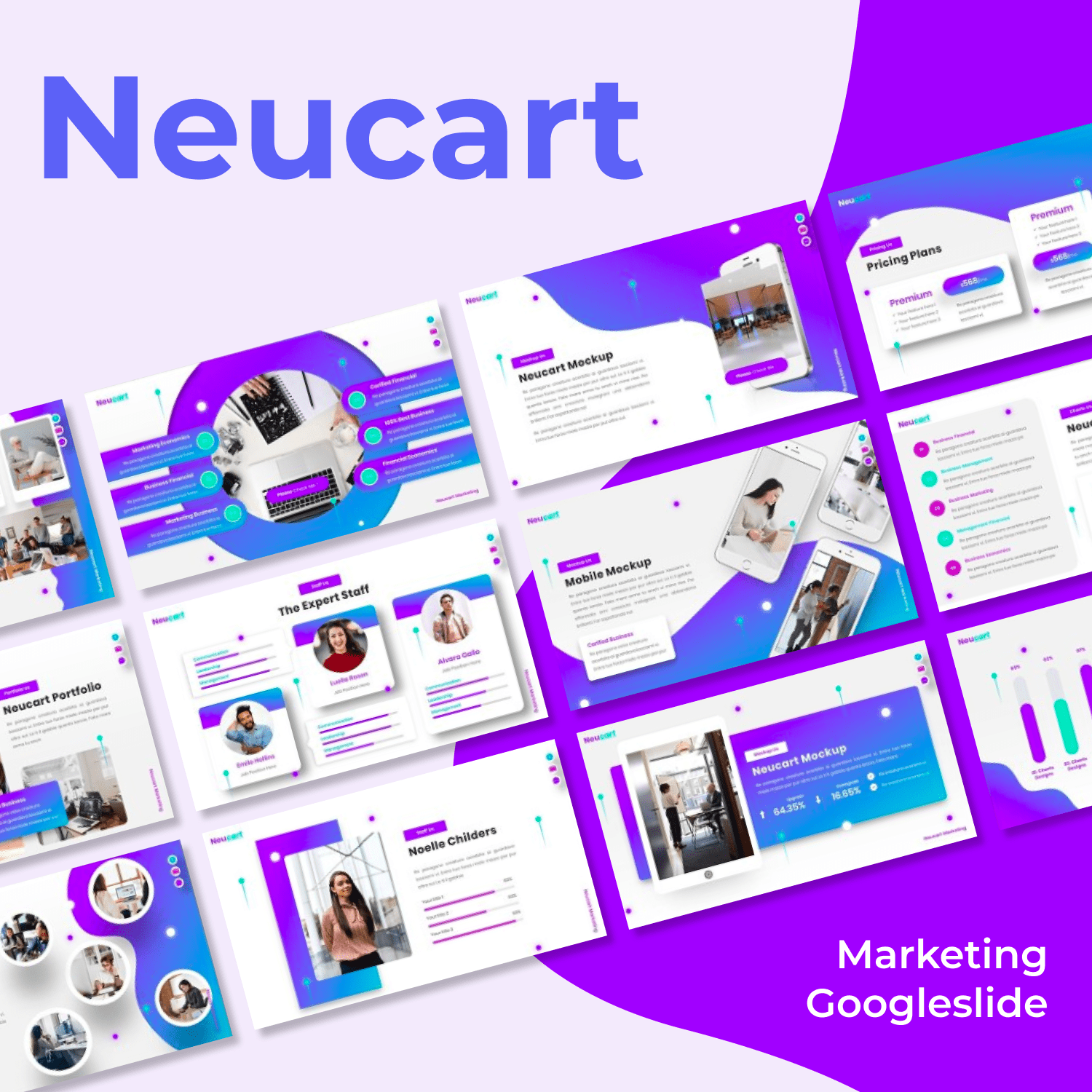 Neucart - Marketing Googleslide main cover.