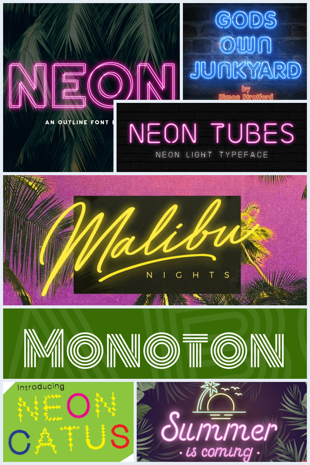 Neon Fonts Pinterest.