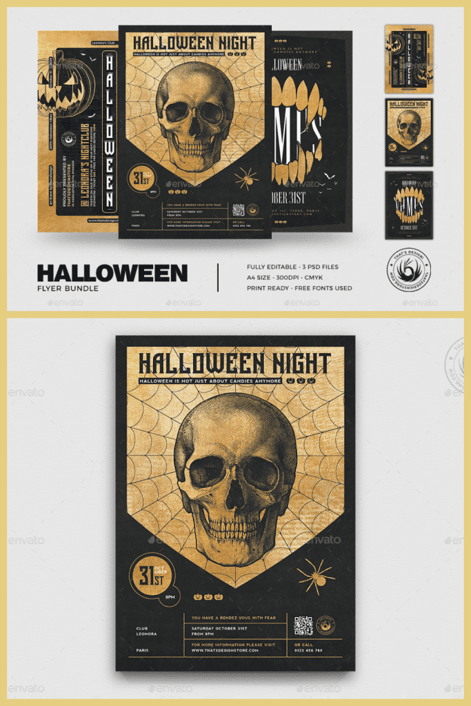 75+ Halloween Graphic Design Bundles for 2022: Free and Premium