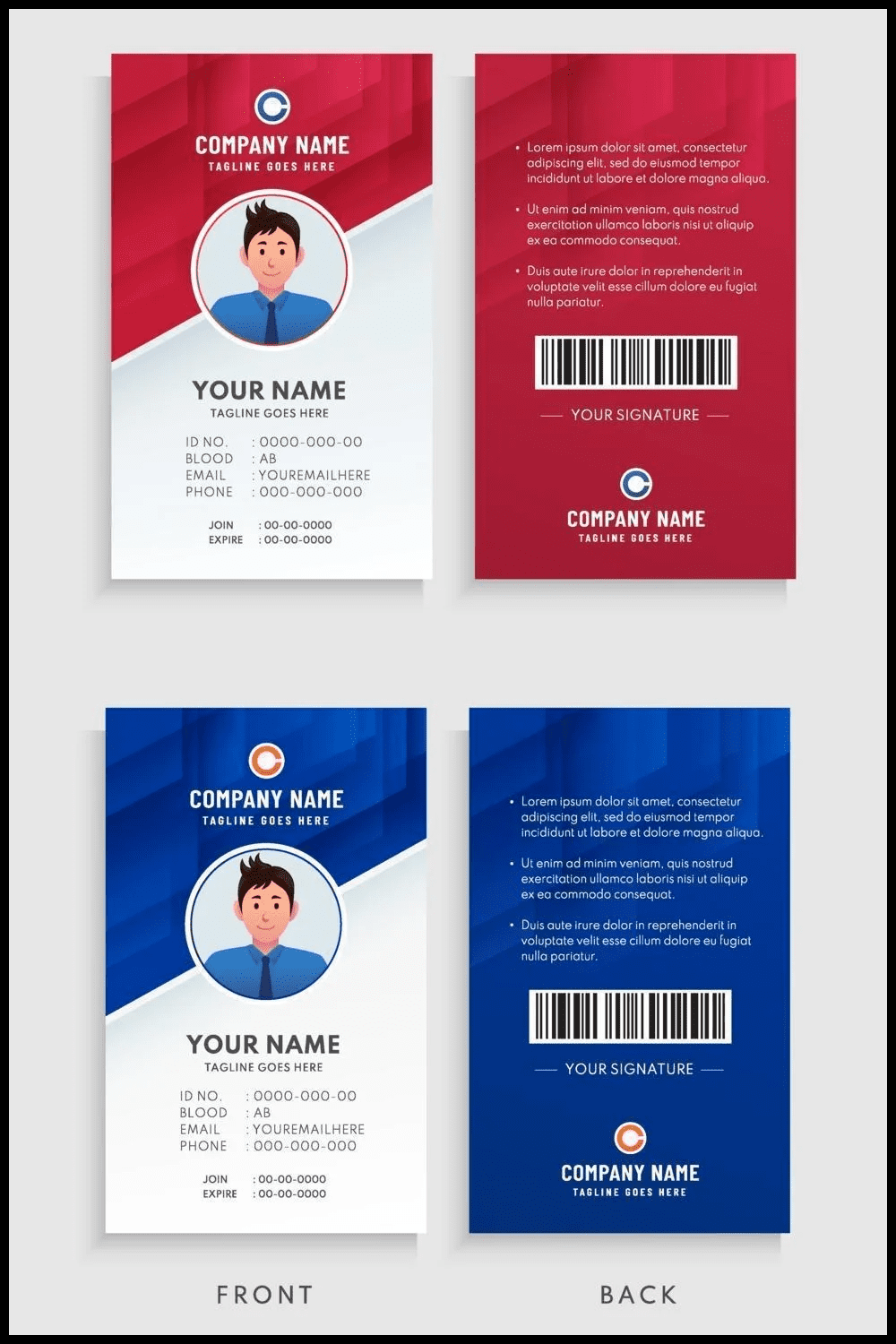 22+ Best ID Card Templates for 22. Best Free and Premium Templates Pertaining To Personal Identification Card Template