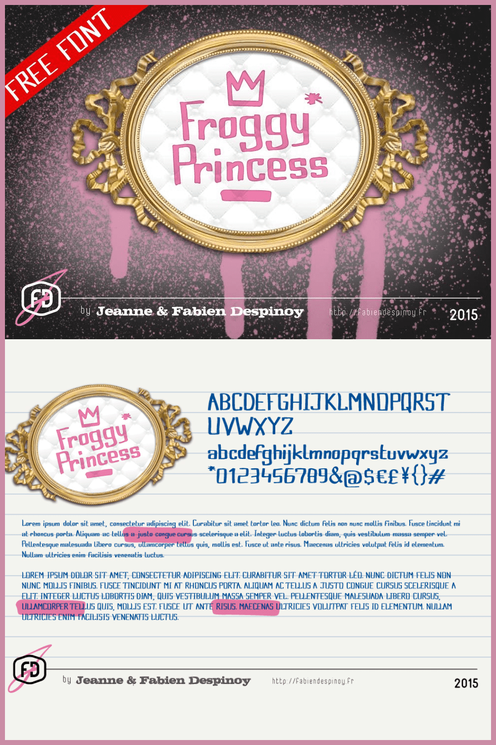 This is so cute font for a little princess.