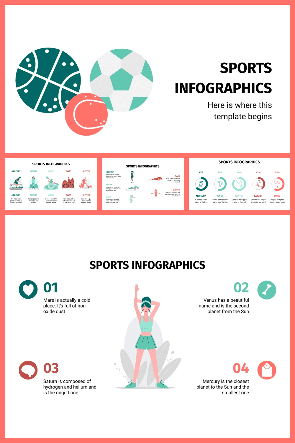 Sports infographic.
