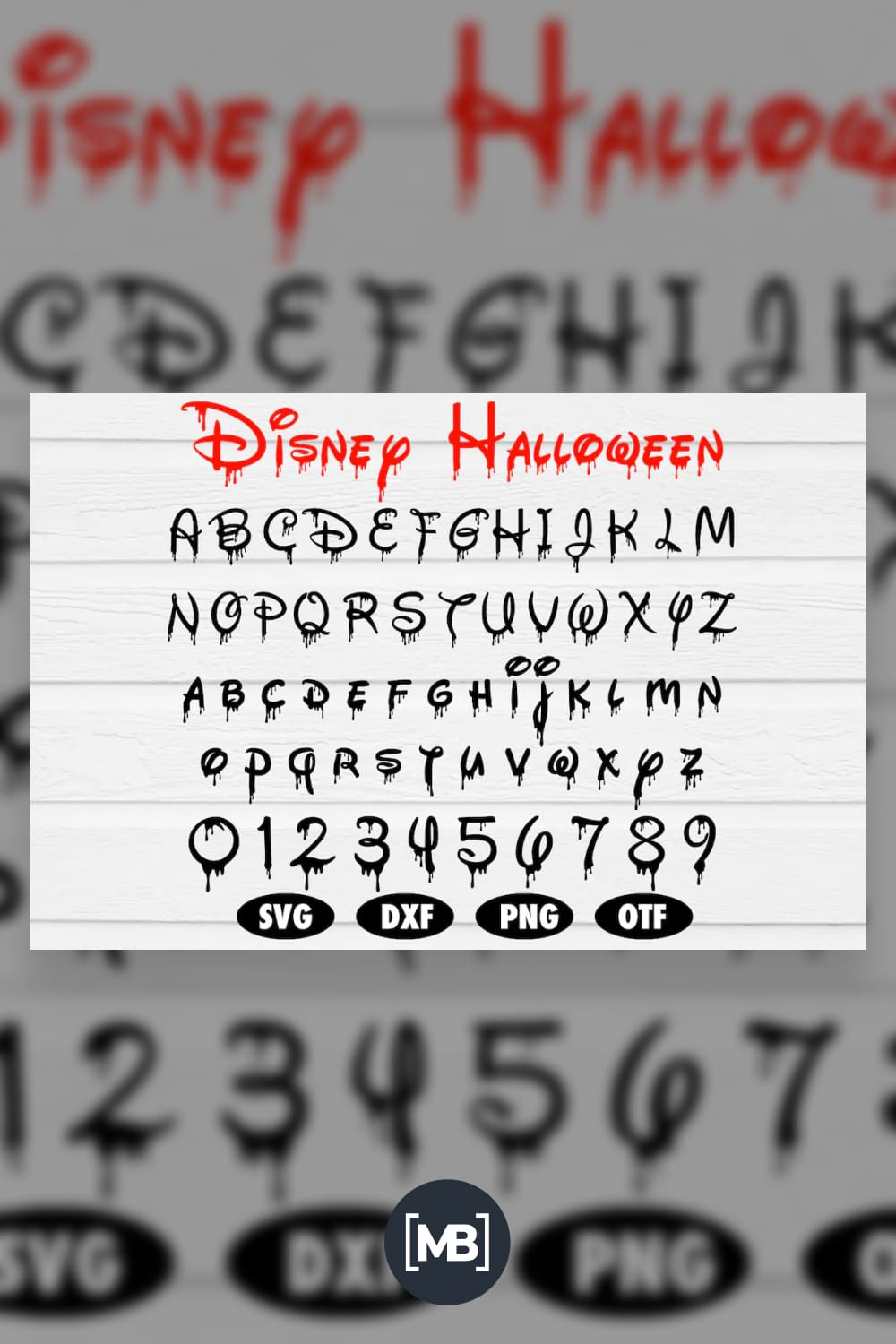 13 Disney Halloween Font