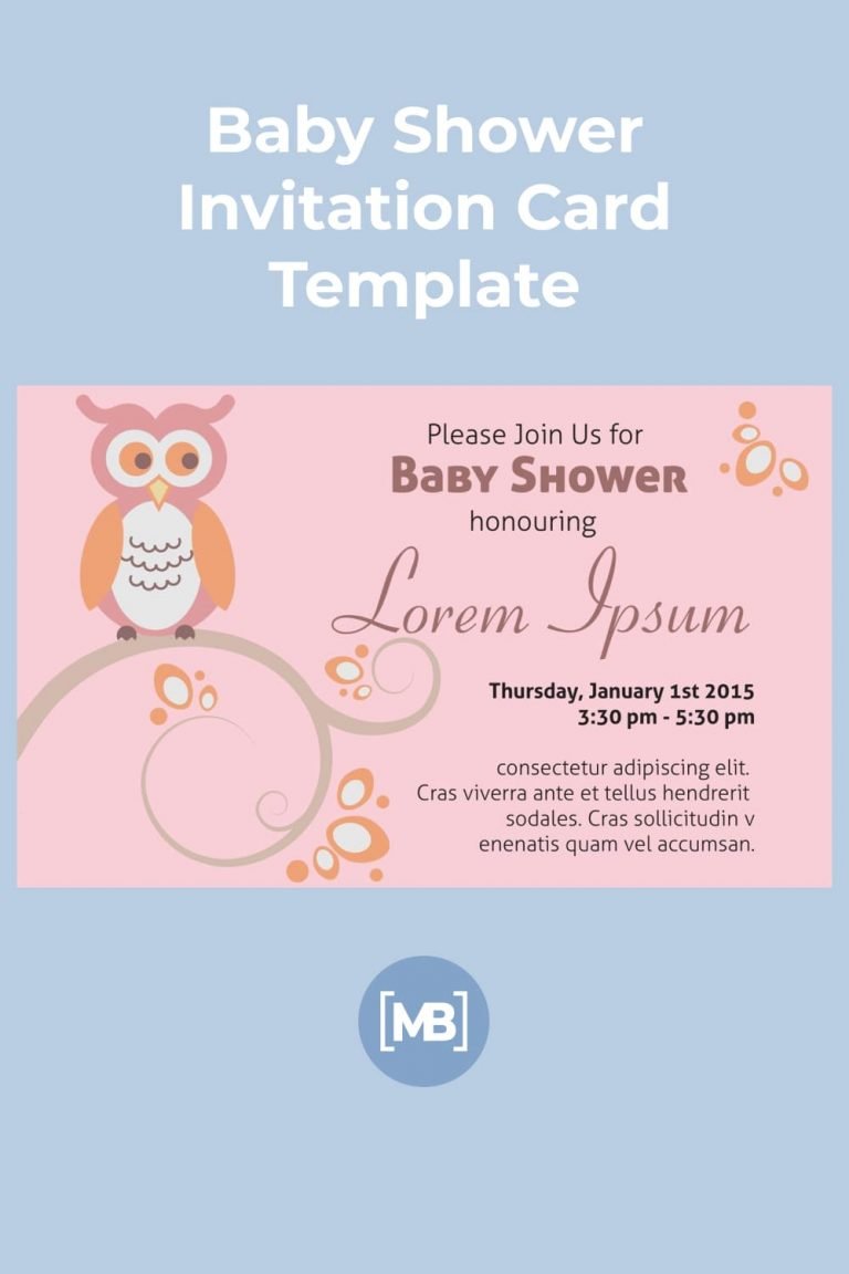 15+ Best Baby Shower Invitations for 2021 Free and Premium Templates