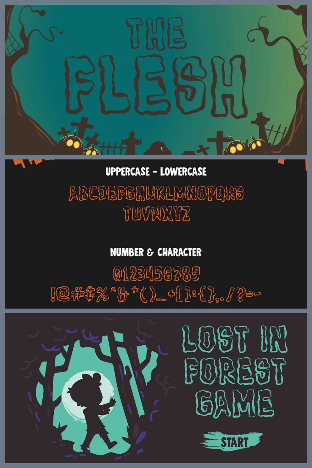 14 The Flesh Halloween Font