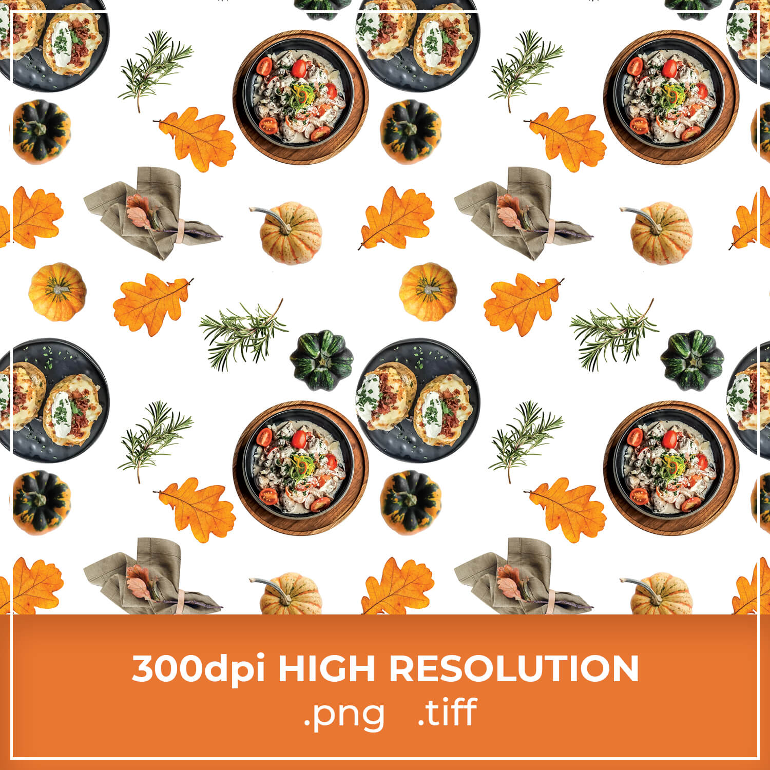 Free Thanksgiving Dinner Pattern cover image.
