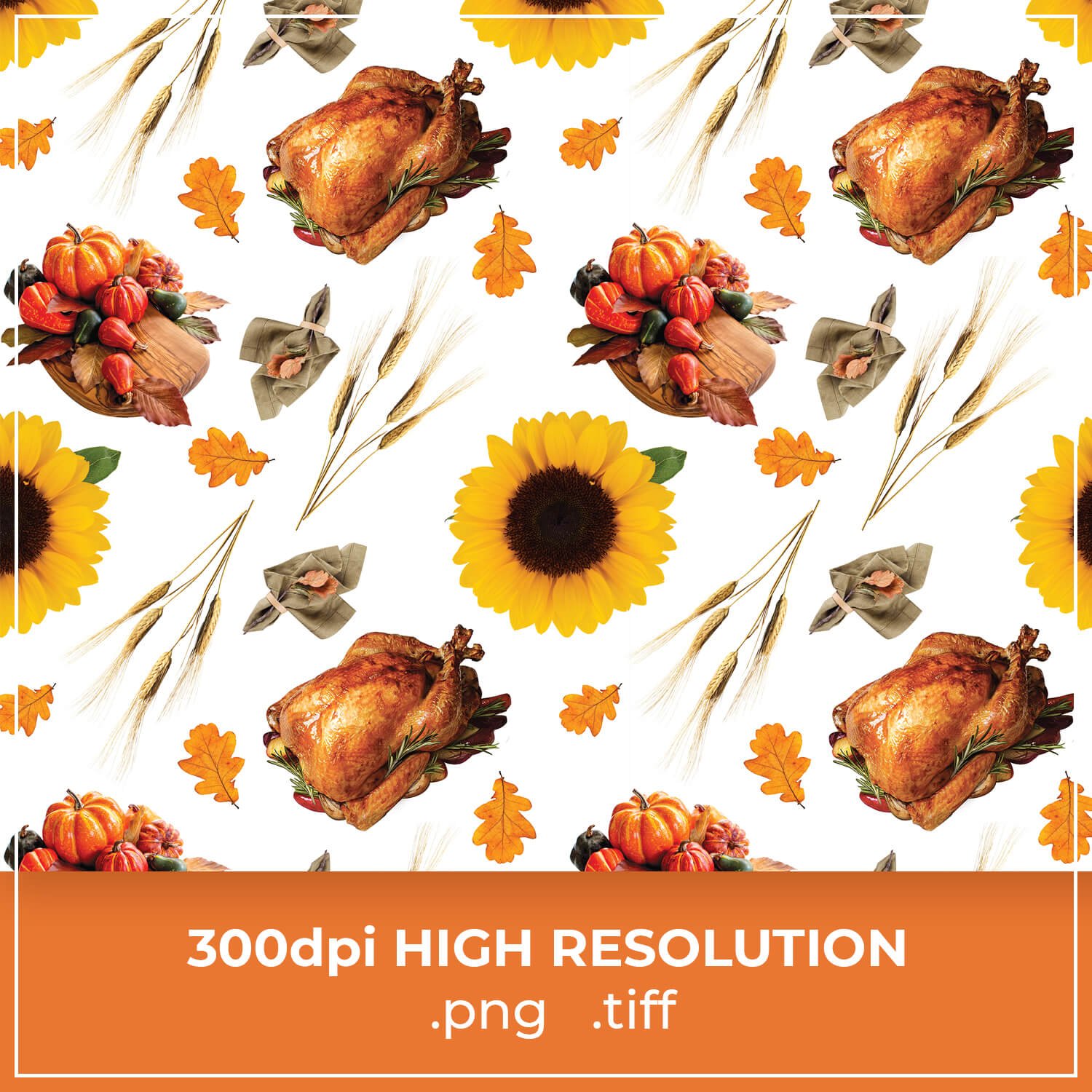 Free Happy Thanksgiving Pattern cover image.