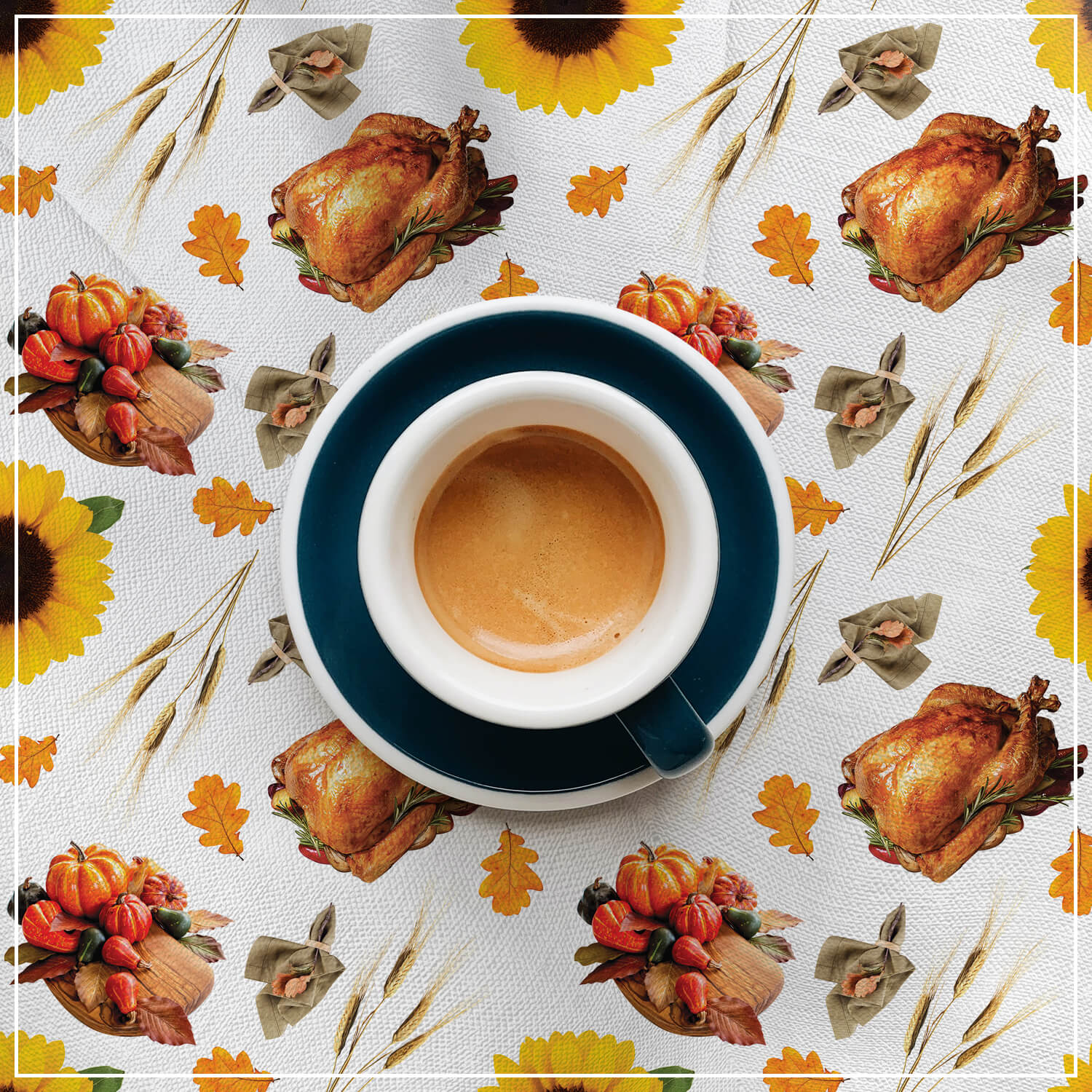 Free Happy Thanksgiving Pattern preview image.