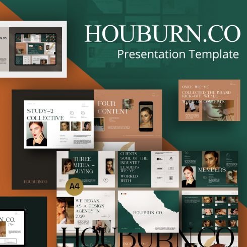 Houburn.CO Keynote Template main cover.