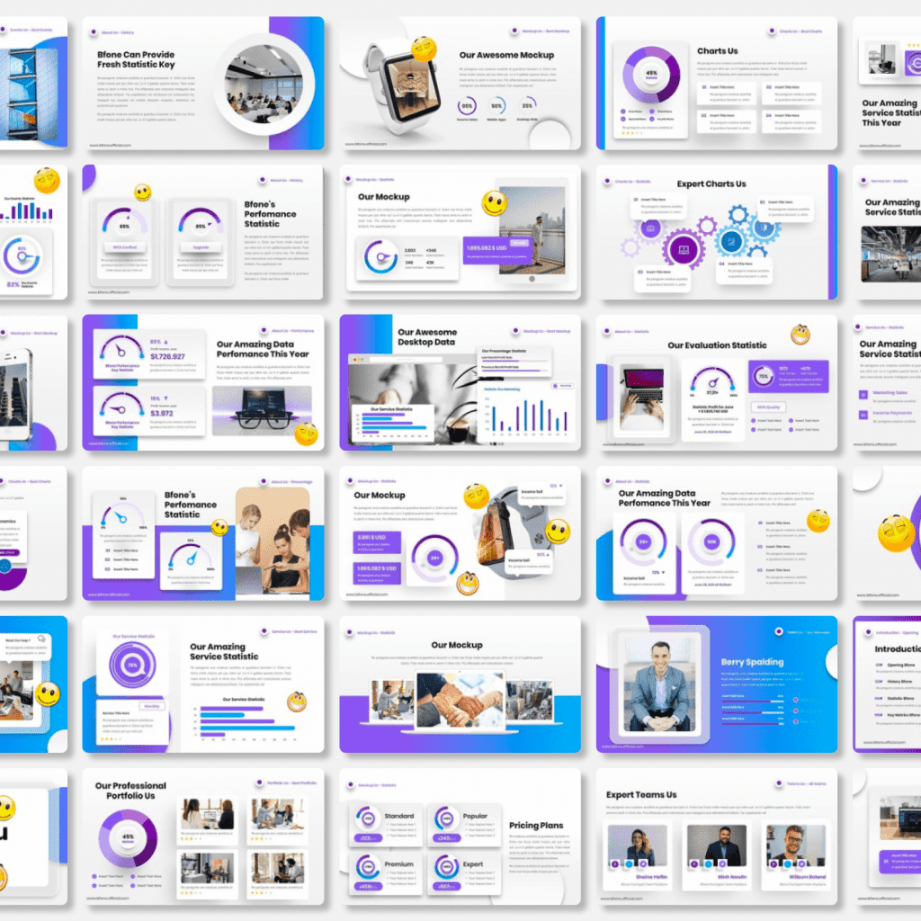 Bfone - Neumorphic Powerpoint Template – MasterBundles