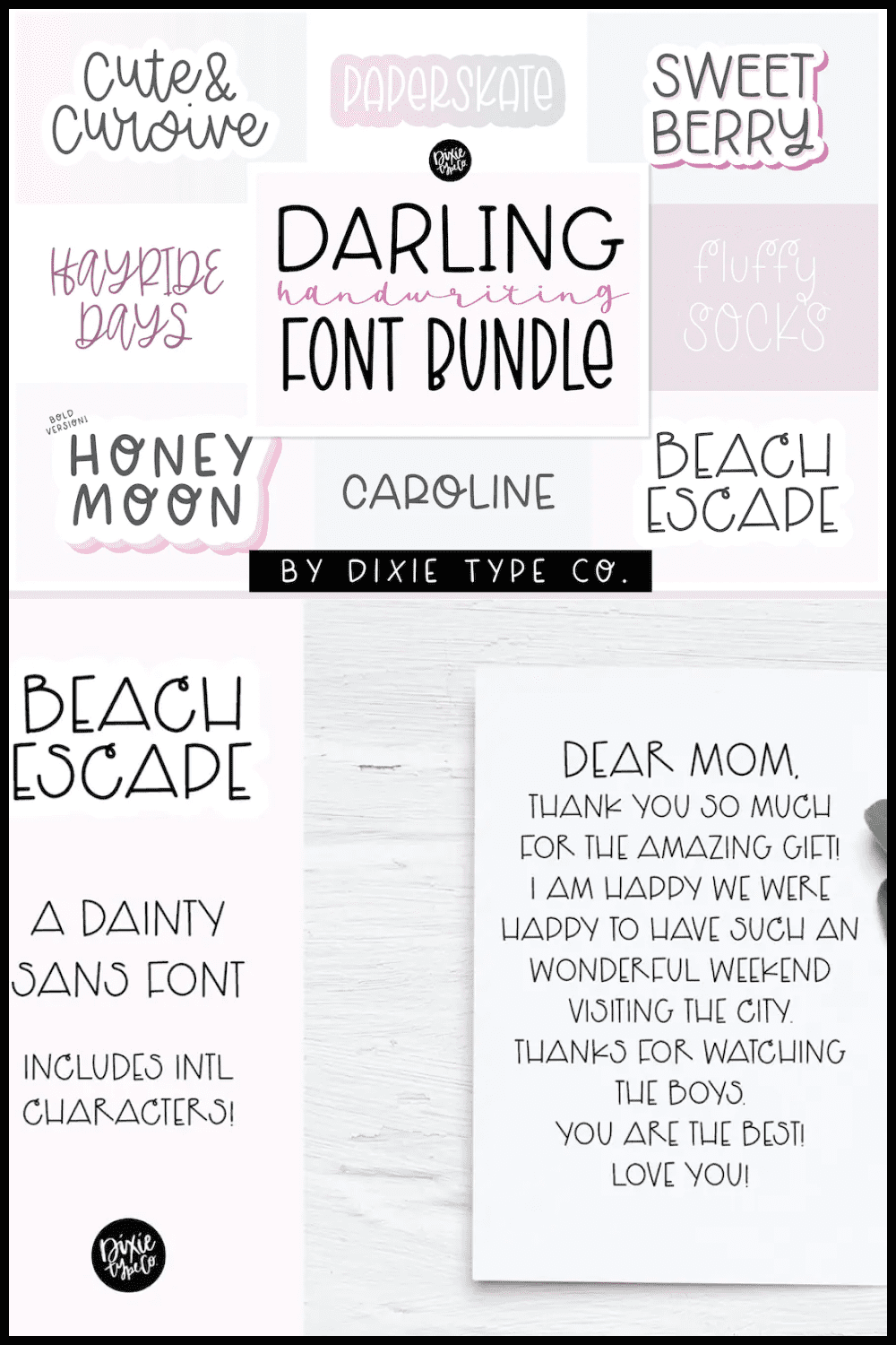 This is a perfect font for diary.