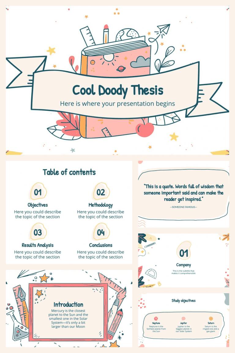 template ppt cool doody thesis