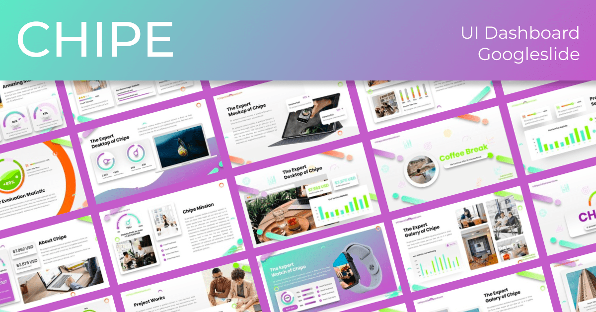 This is a colorful and vivid template for interesting topics.