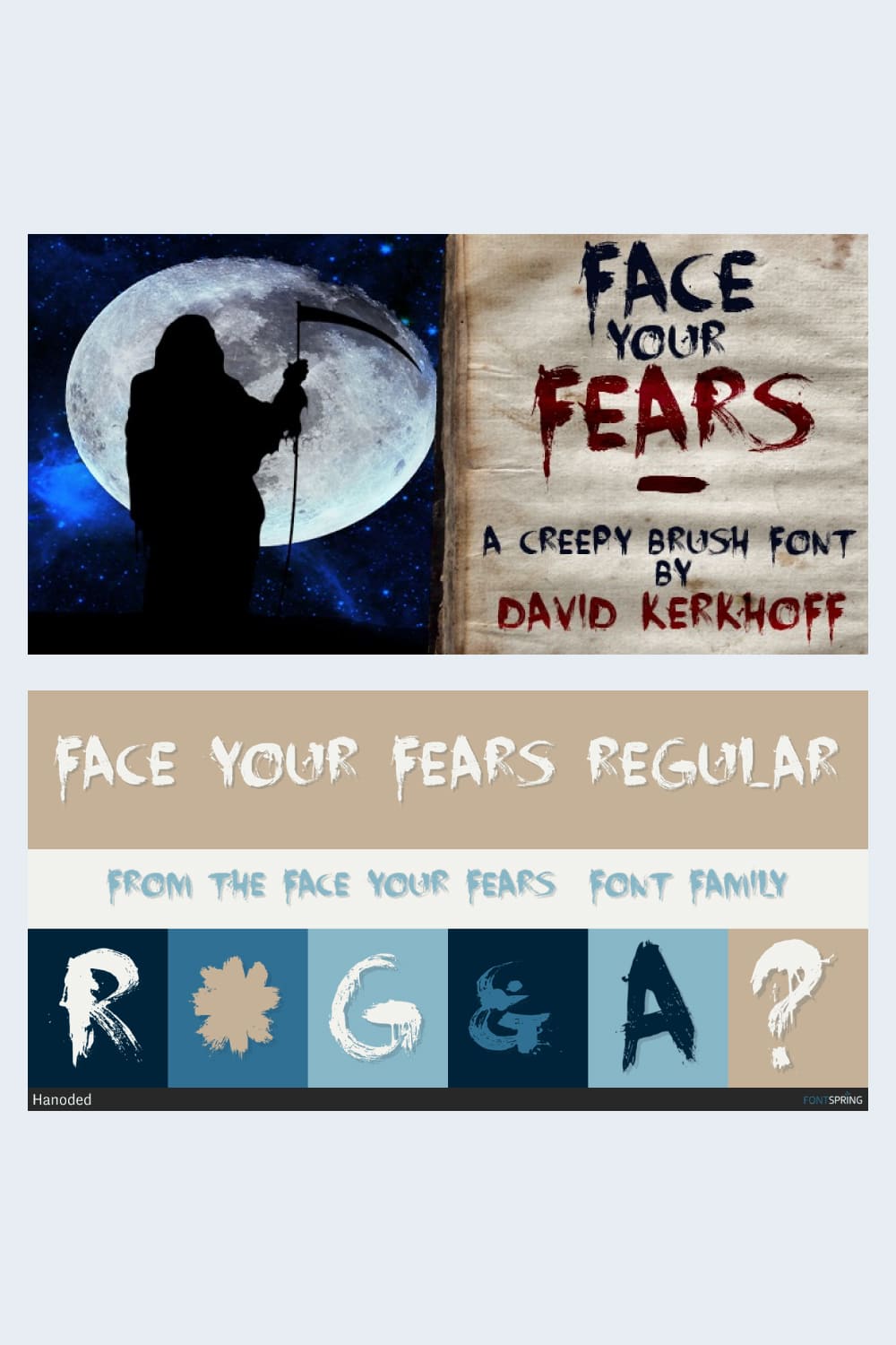 38 Face Your Fears Font