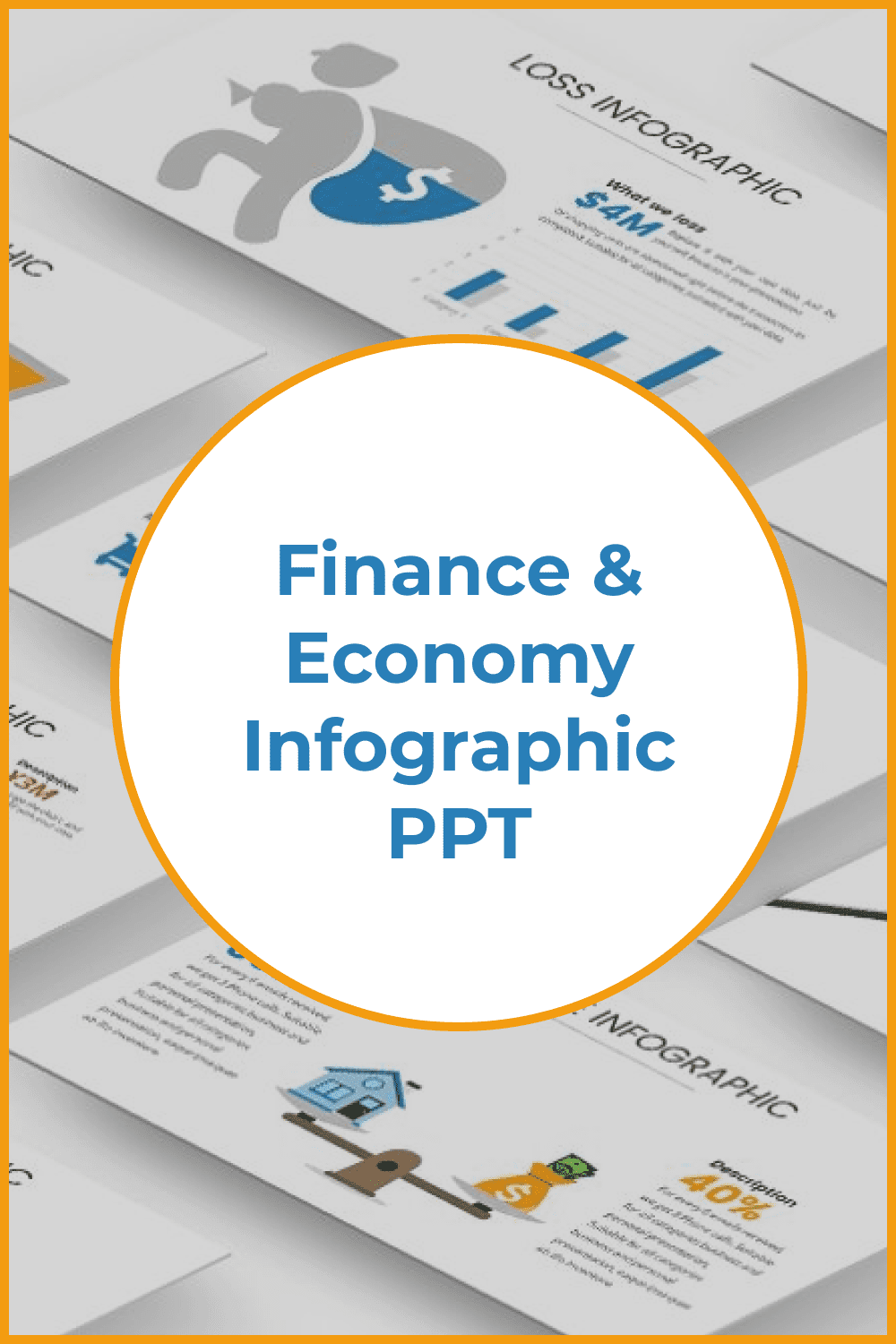Finance & Economy Infographic PPT Pinterest.