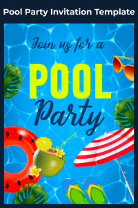 10+ Best Pool Party Invitations Templates: Free and Premium Templates