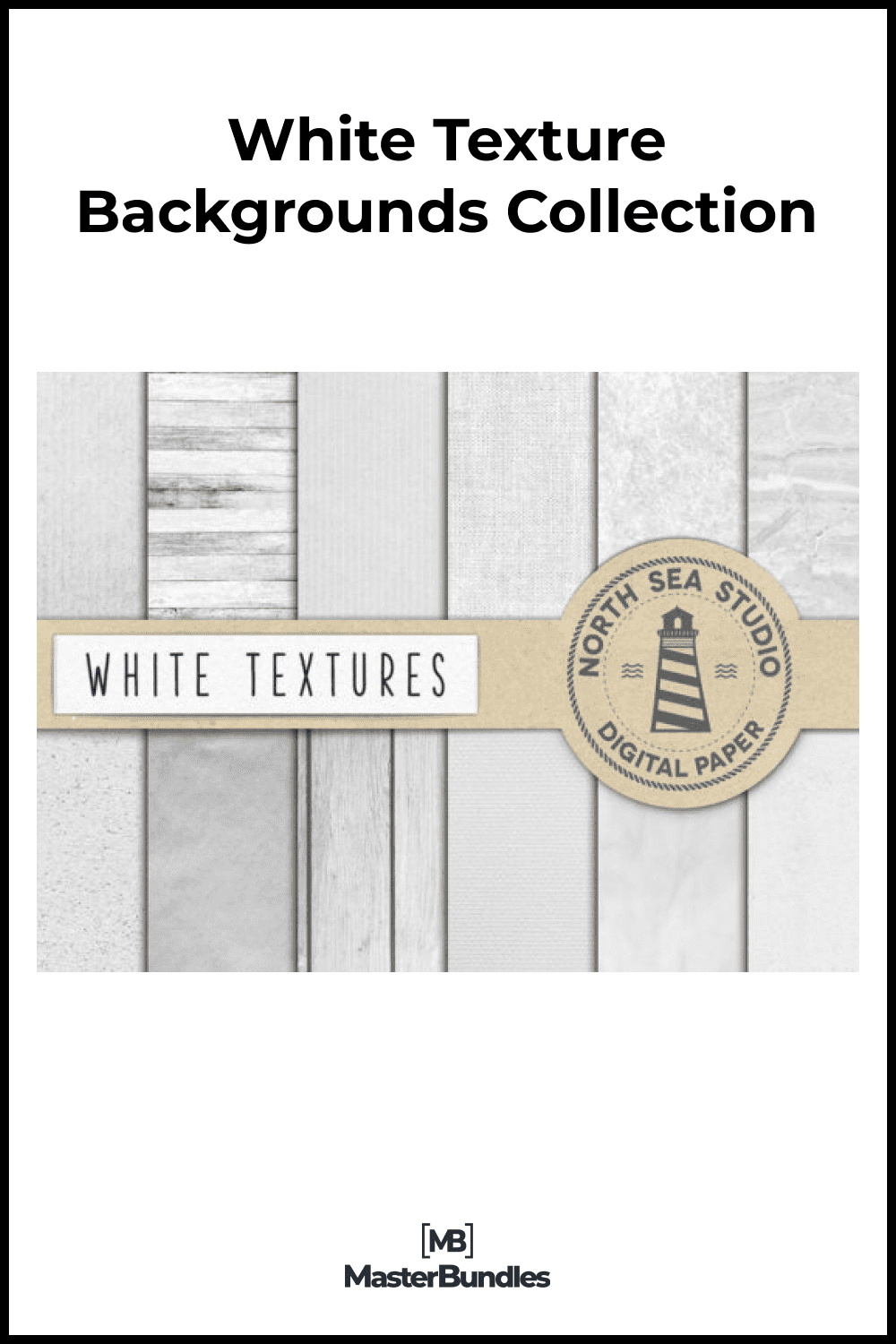 White Texture Backgrounds Collection.