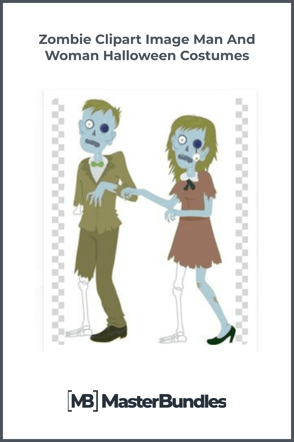 Classic zombies for terrifying illustrations.