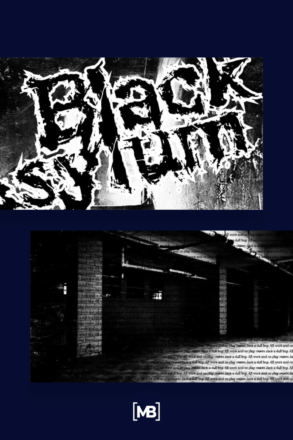 43 Black Asylum Font