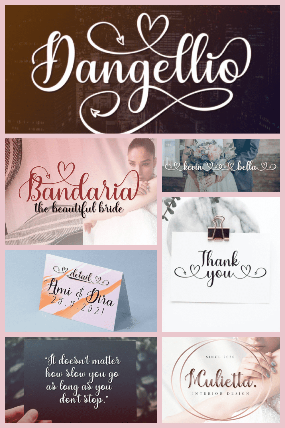 This font is ready to break hearts with its tenderness.
