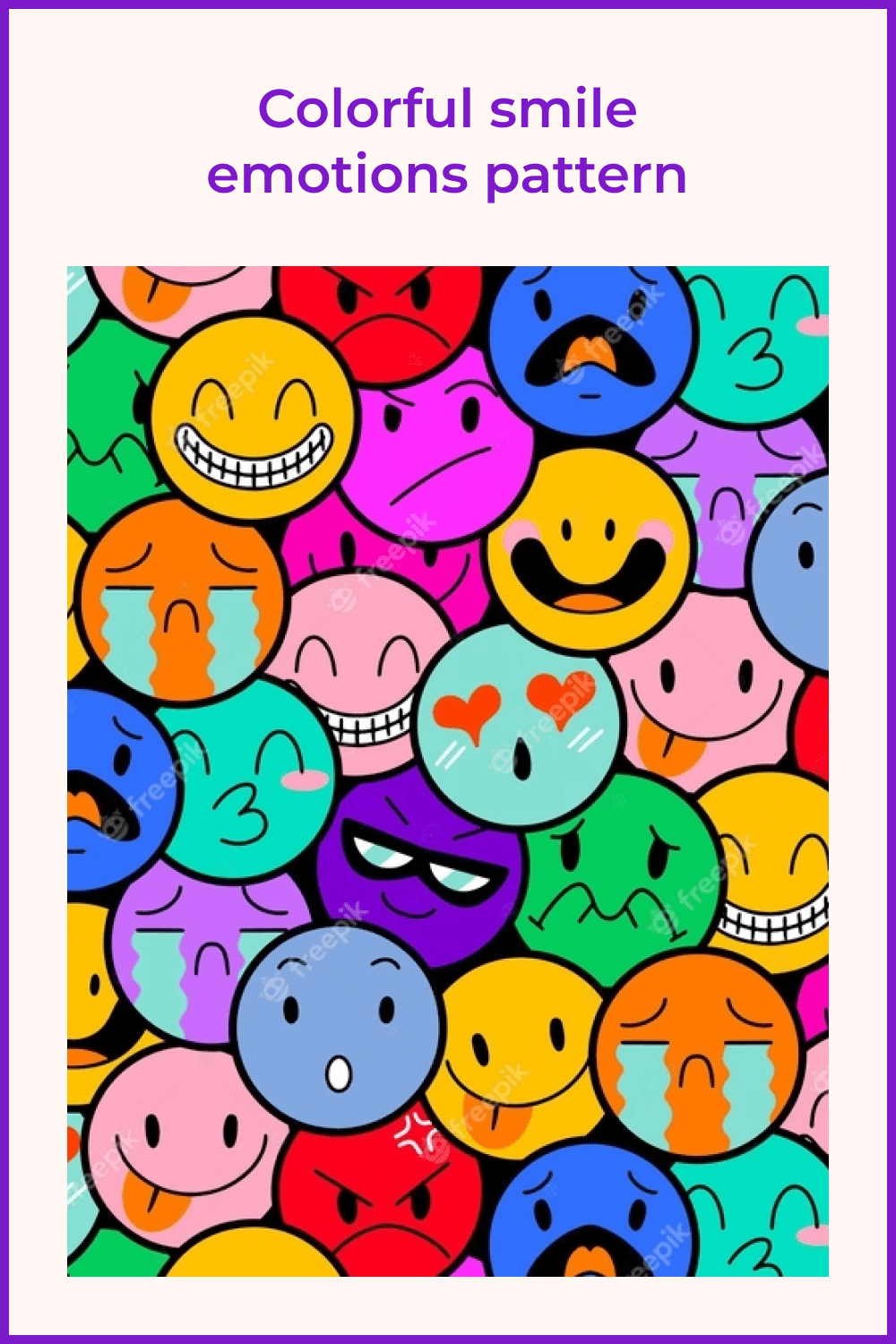 Smilies in the format of illustrations.