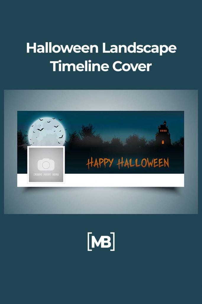 15 Best Halloween Facebook Cover Collection 2022 Free And Premium   9 Halloween Landscape Timeline Cover 683x1024 