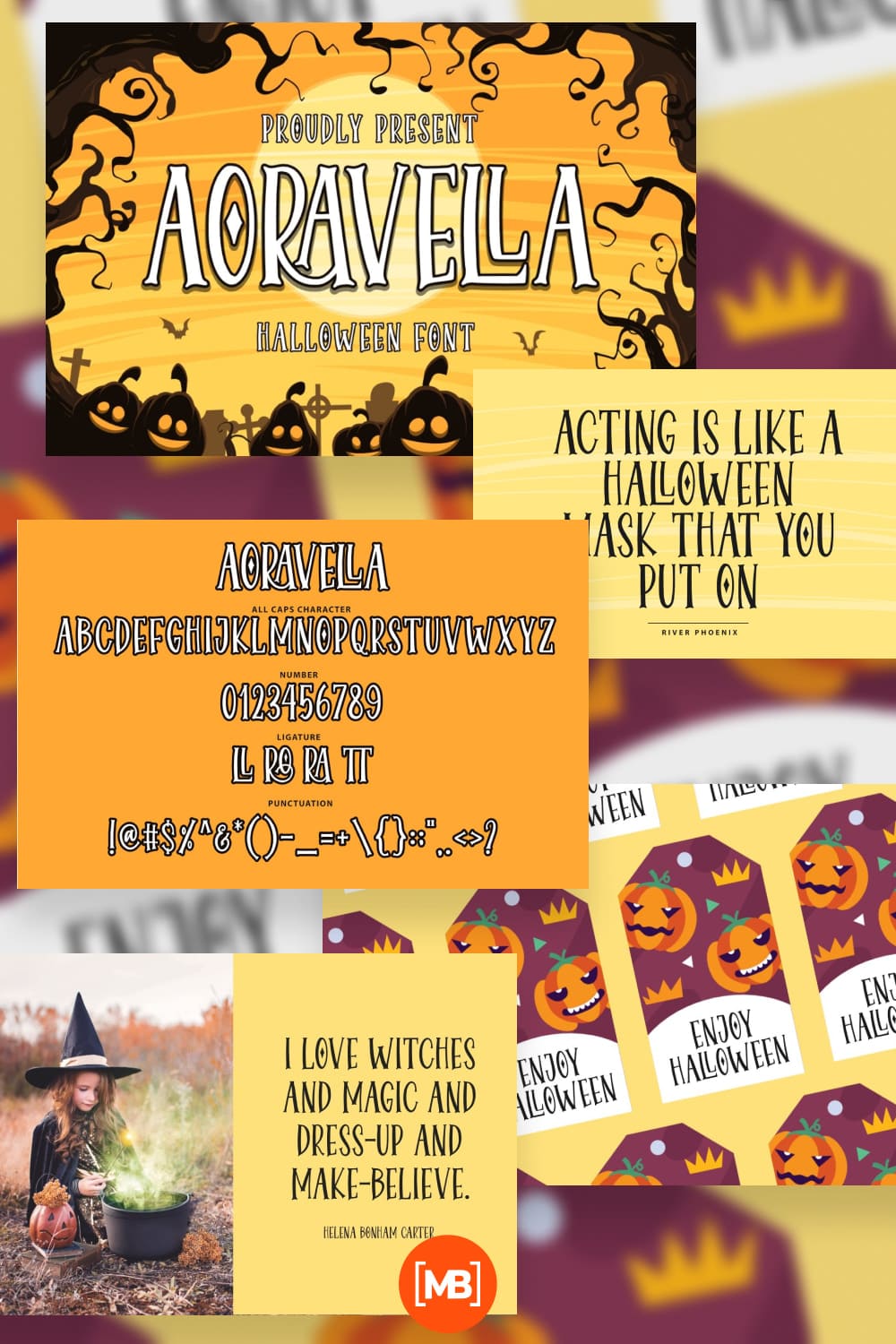 94 Aoravella – Halloween Font