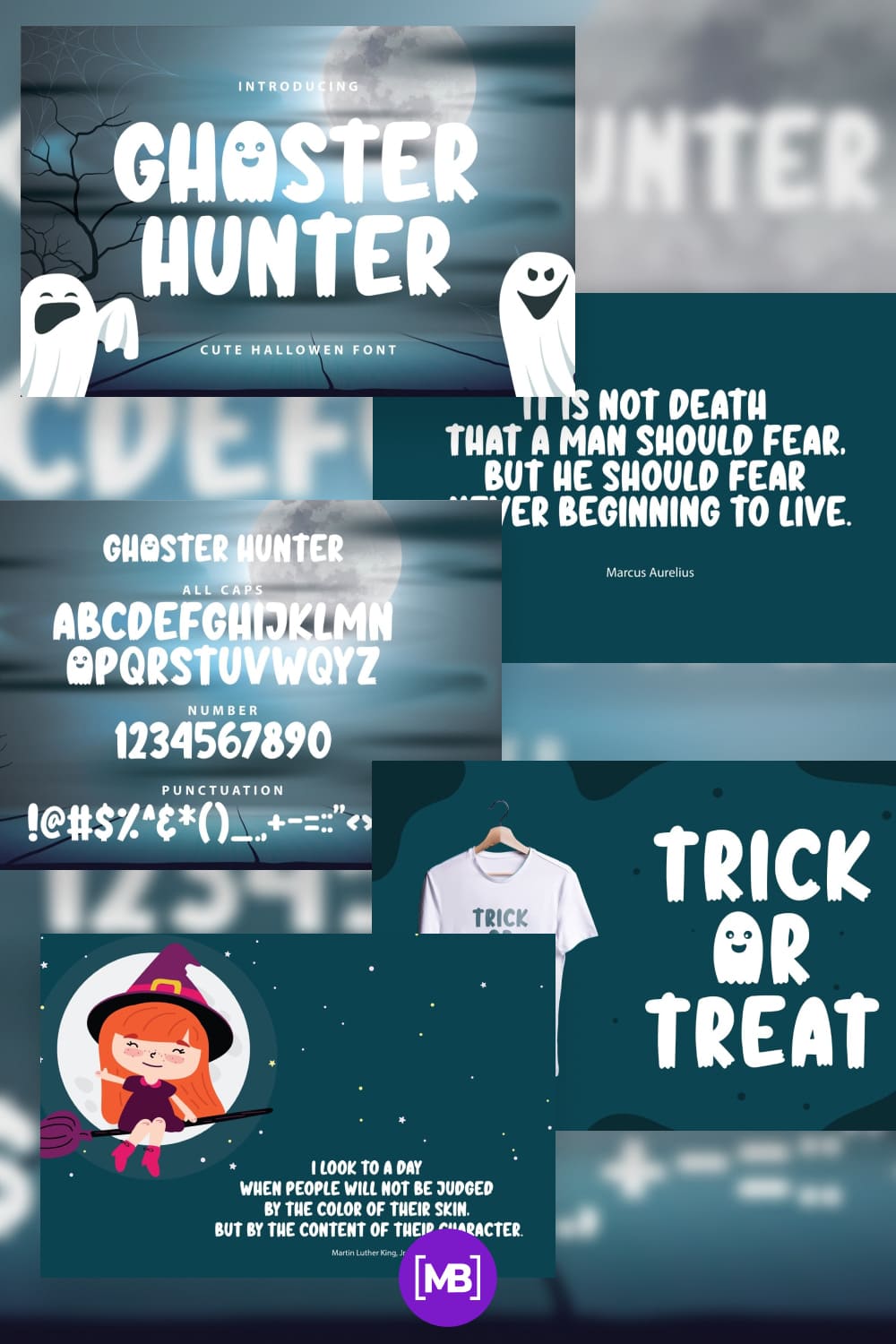 95 Ghoster Hunter Cute Horror Font