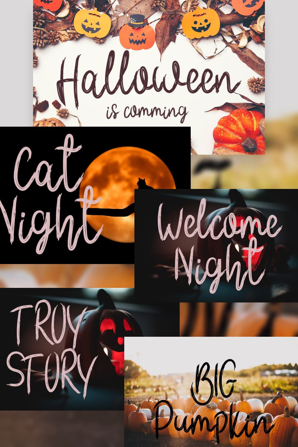 99 Halloween Is Coming Font