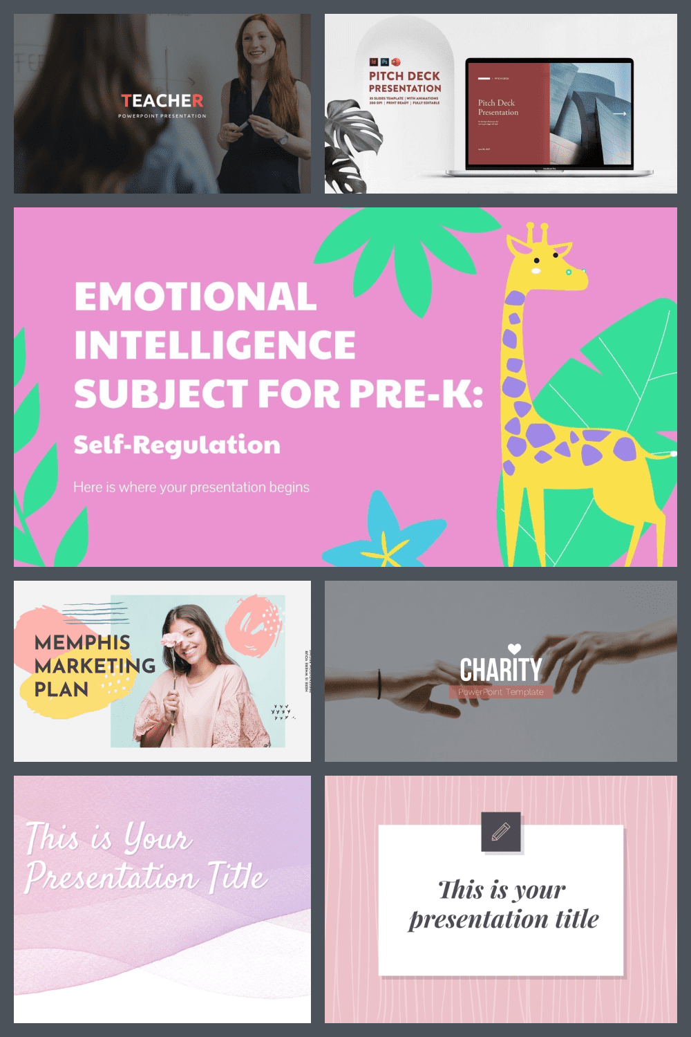 Pink PowerPoint Templates - Pinterest.