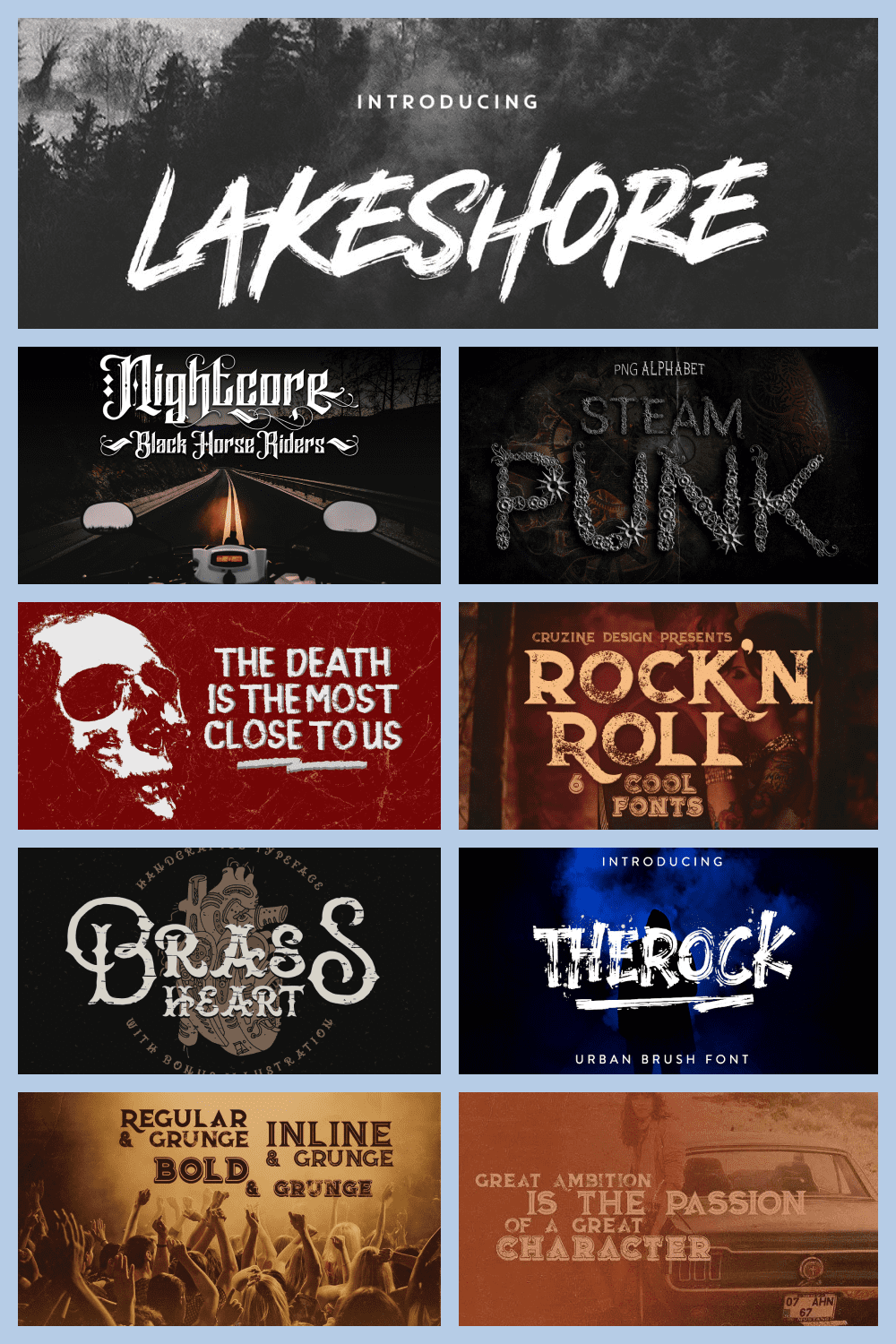 Rock and Roll fonts Pinterest.