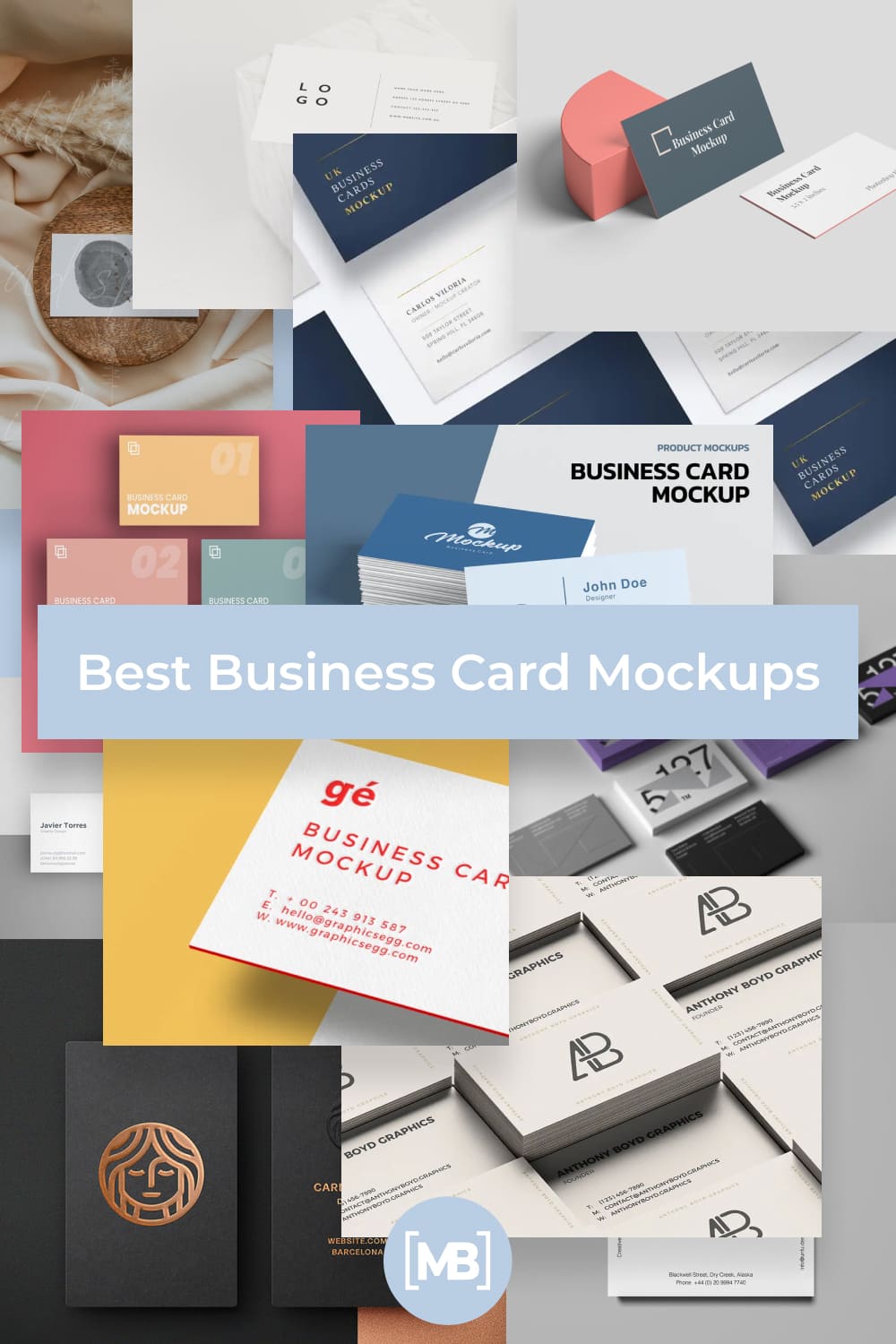 Business Card Mockups Pinterest.