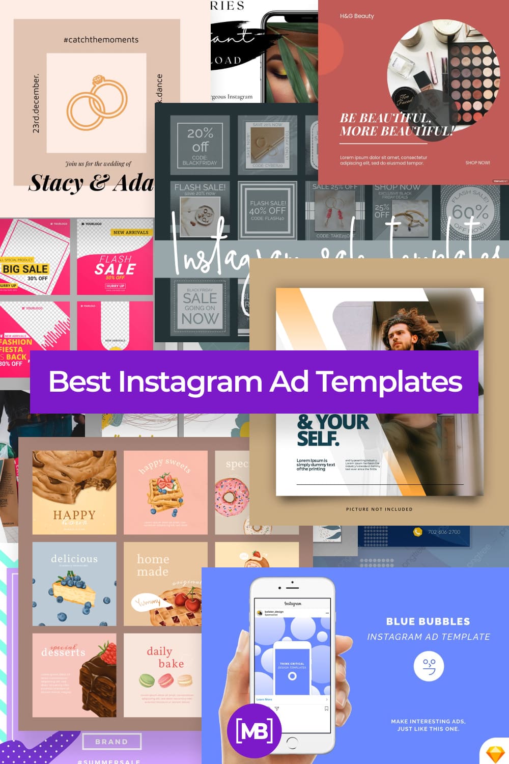 Instagram Ad Templates Pinterest.