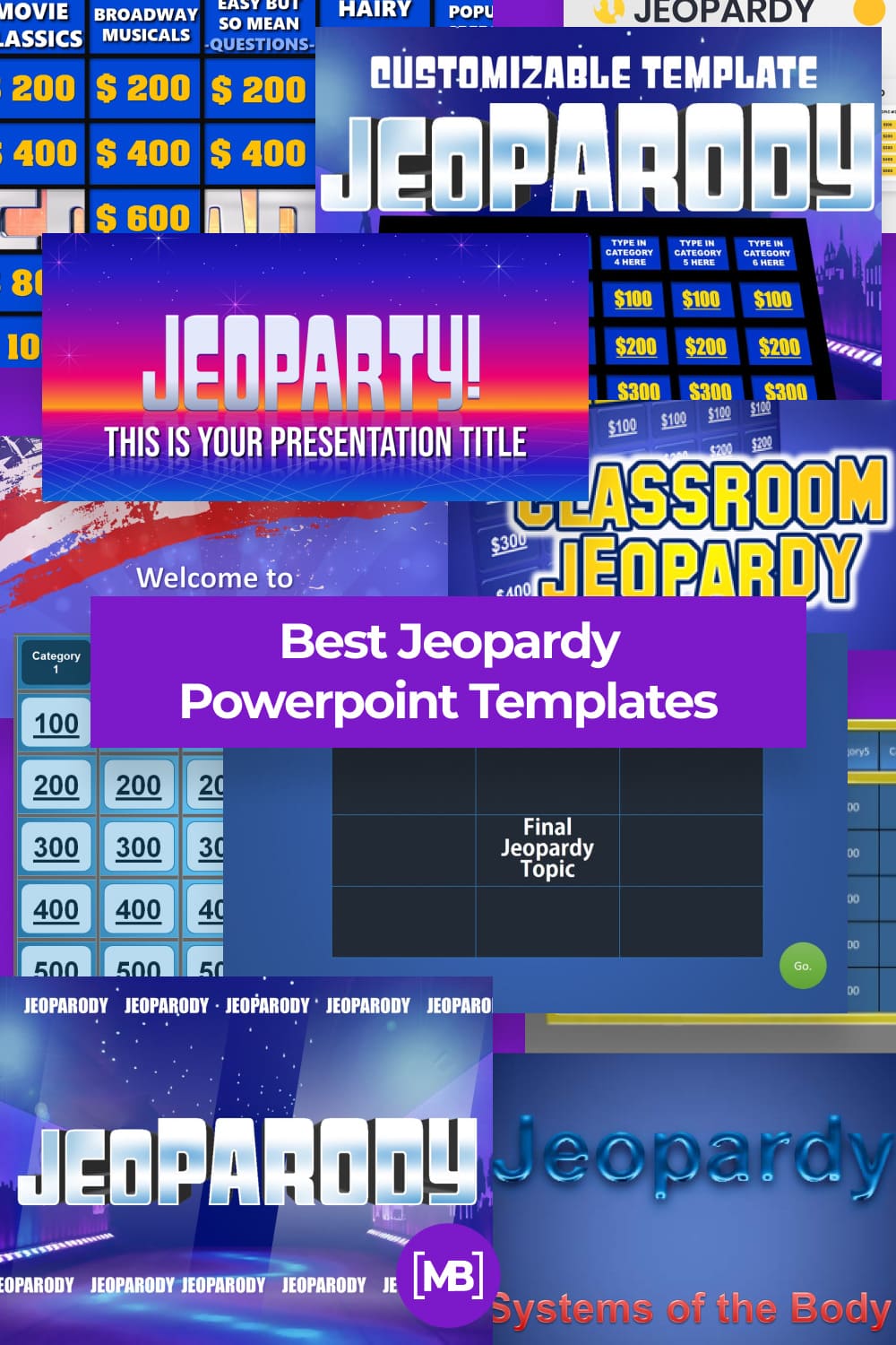 Best Jeopardy Powerpoint Templates Pinterest.