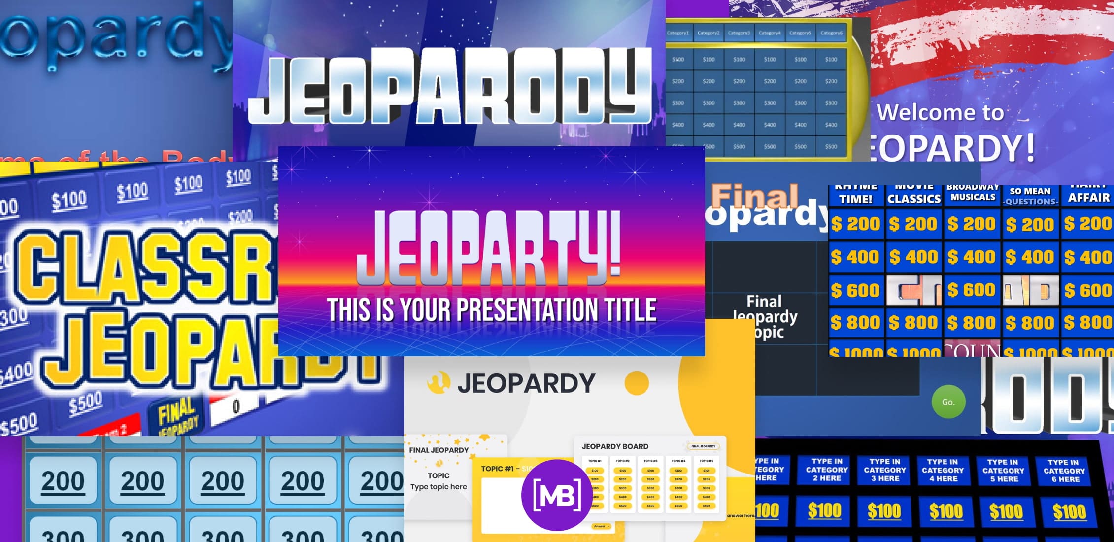 Best Jeopardy Powerpoint Templates Example.