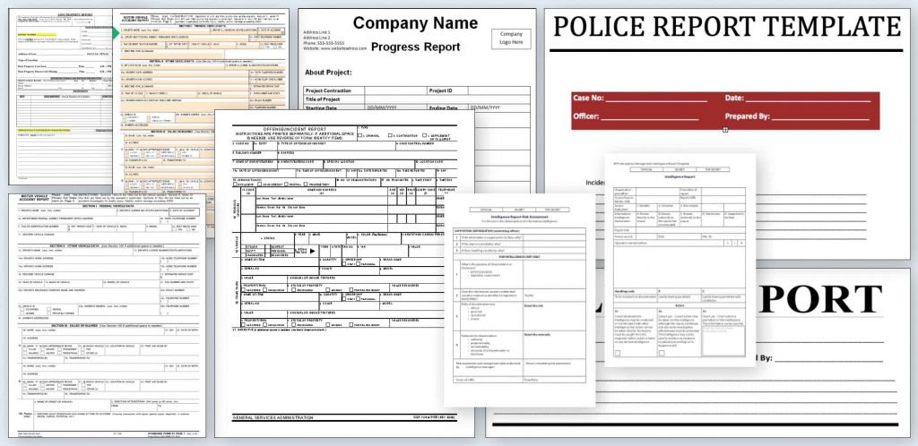 Best Police Report Templates Example.