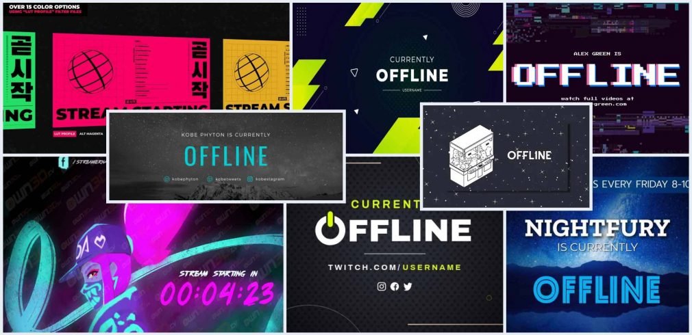 10+ Best Twitch Offline Banner Templates: Free and Premium Templates