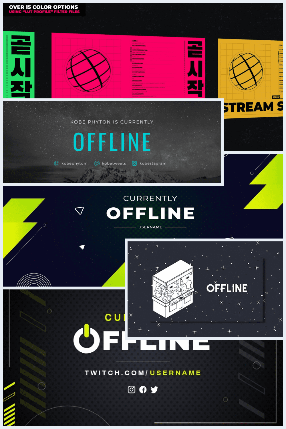 Twitch Offline Banner Templates Pinterest.